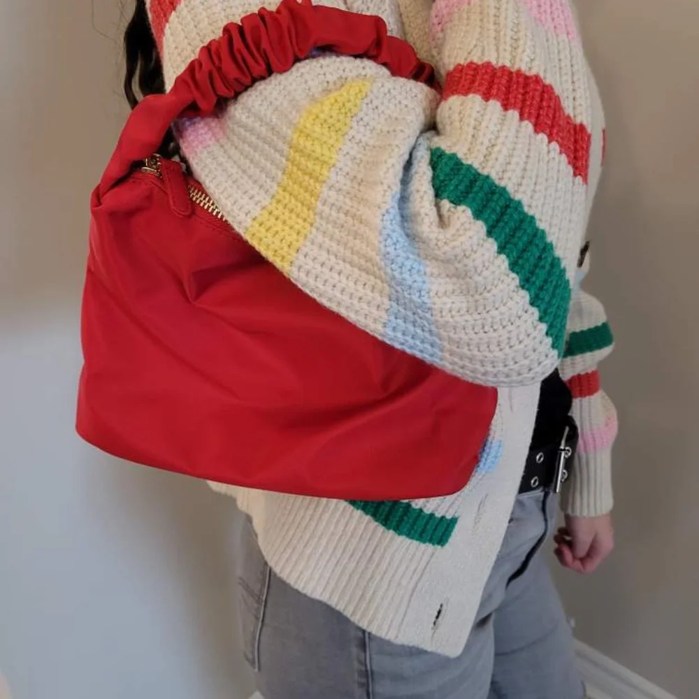 Stoney Clover Lane scrunch bag ruby - Picture 12 of 12